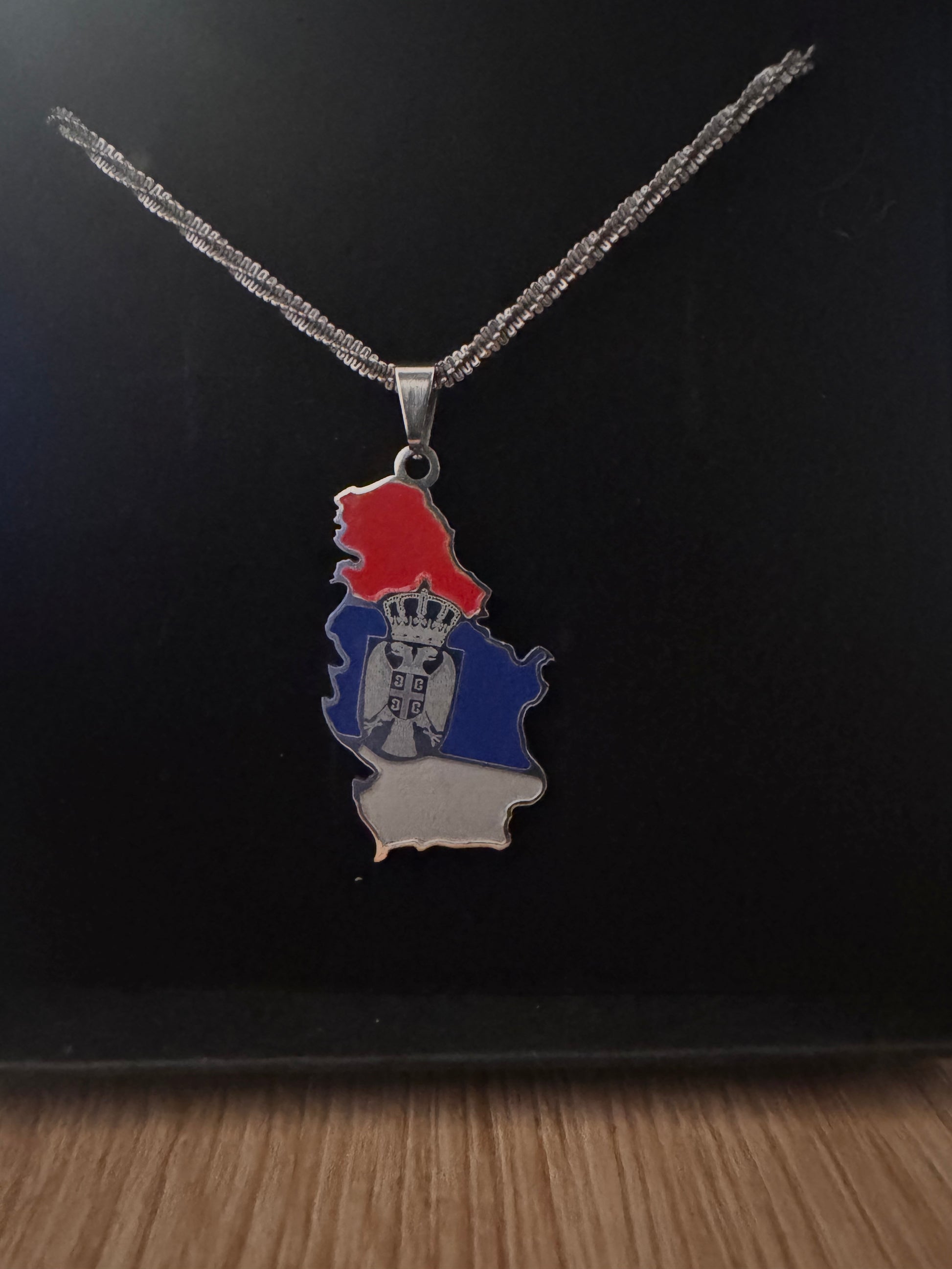 Serbien Kette Umriss